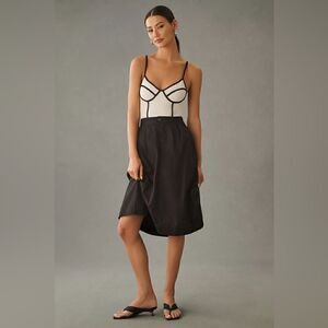 Anthropologie Anthropologie Pleated Trouser Midi Skirt Size 10